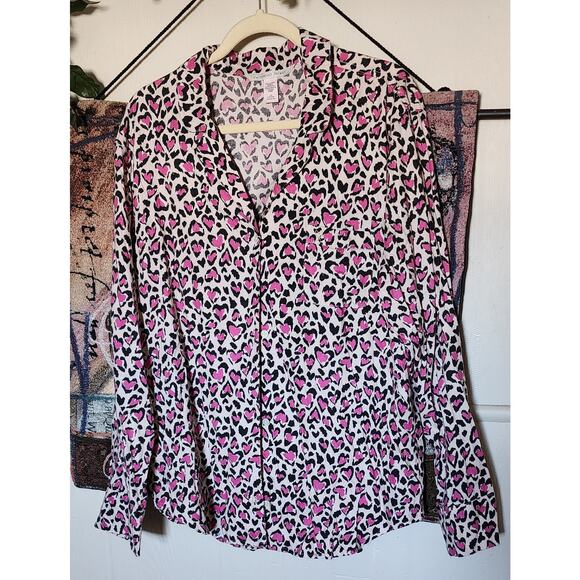 Victoria’s Secret cheetah print pajama set size large - Picture 3 of 7